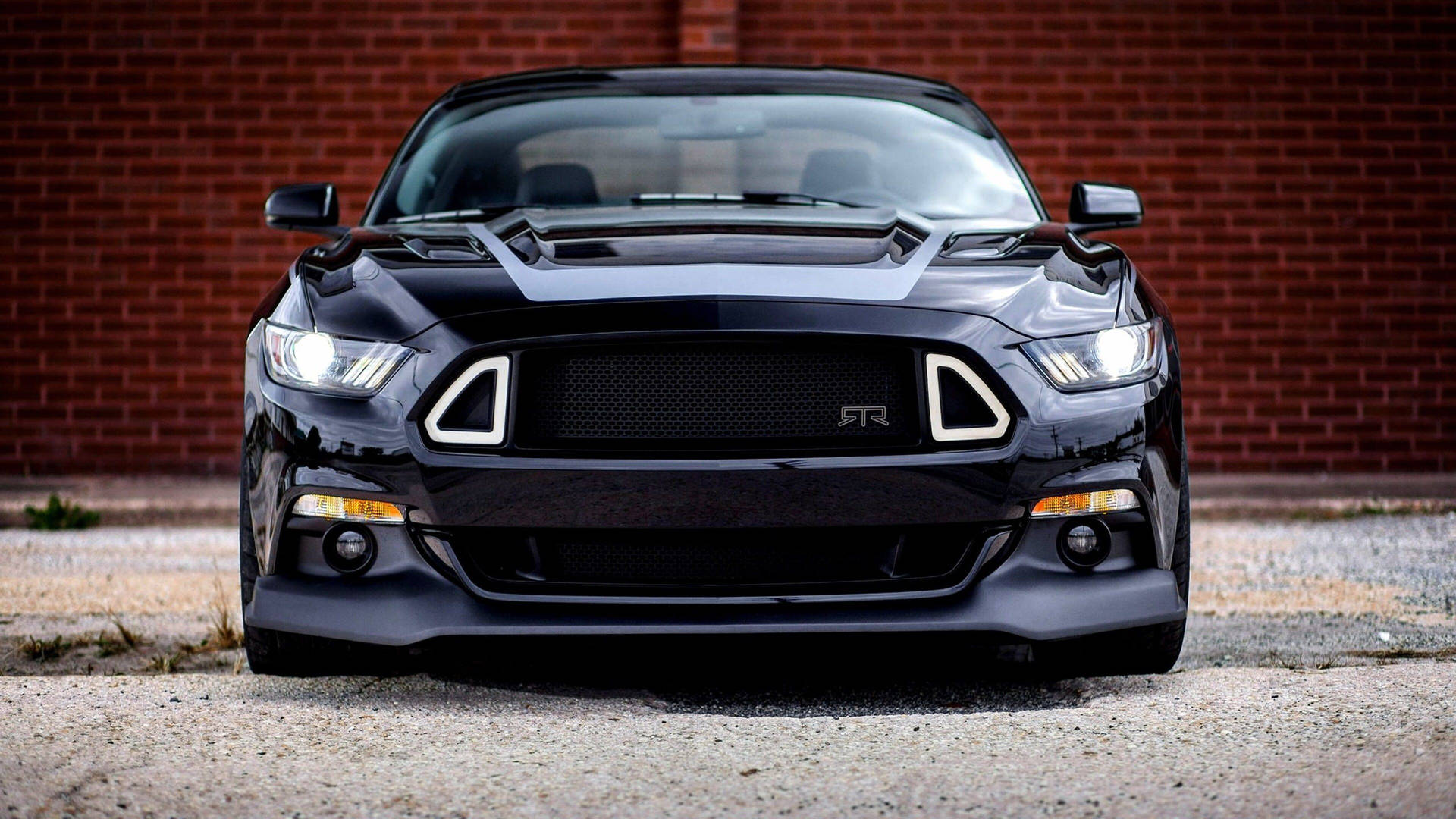 4k Ultra Hd Mustang Rtr Black Background