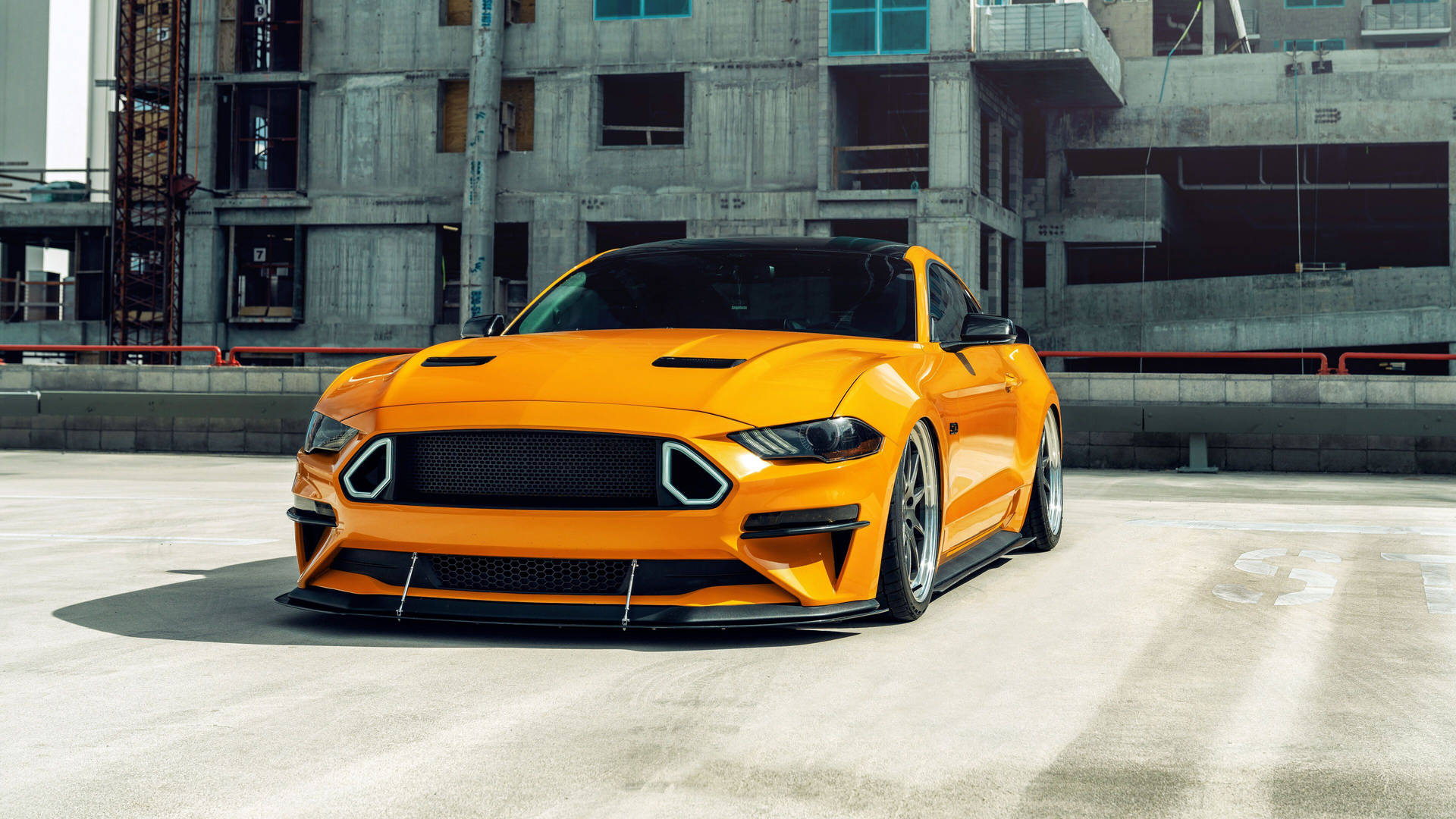 4k Ultra Hd Mustang Yellow