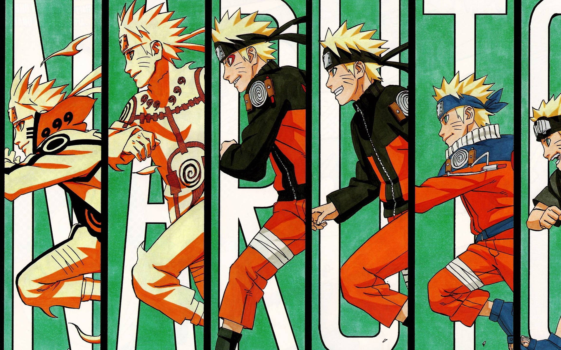 4k Ultra Hd Naruto Evolution Background