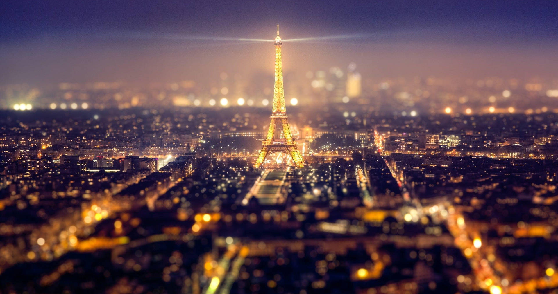 4k Ultra Hd Paris City Lights Background
