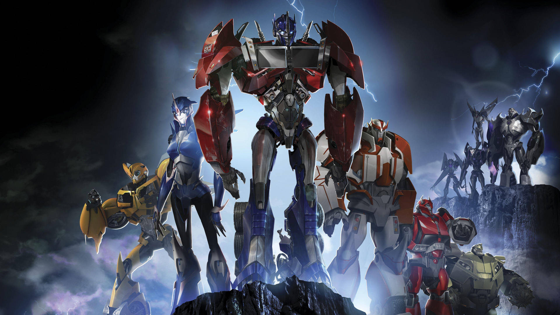 4k Ultra Hd Transformers Many Characters Background