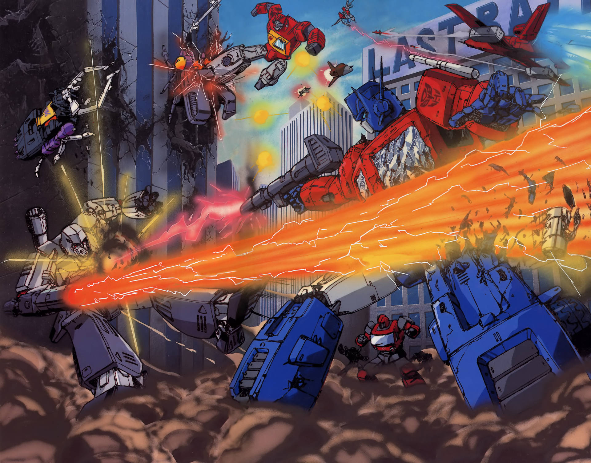 4k Ultra Hd Transformers Old Cartoon Background