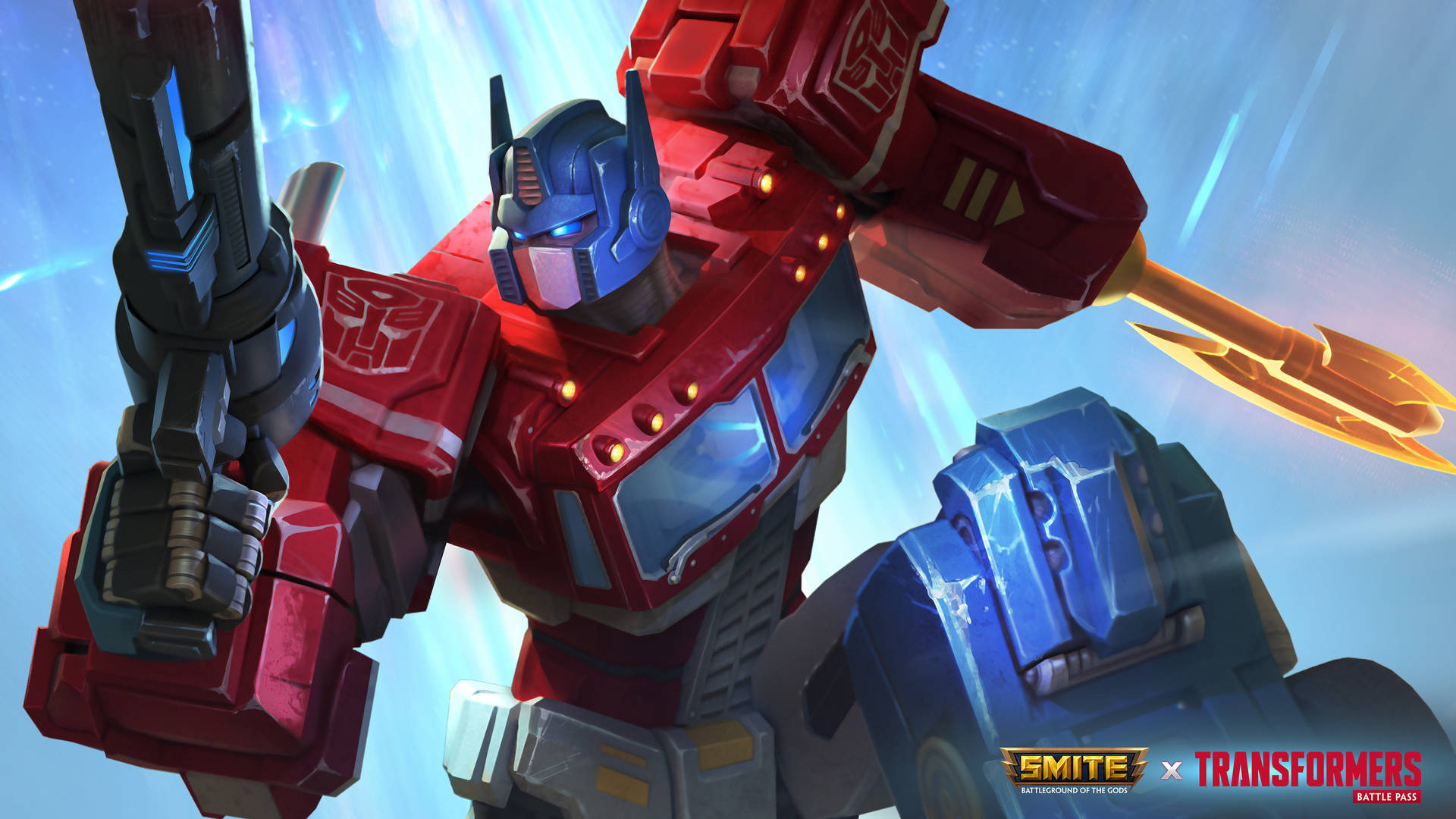 4k Ultra Hd Transformers Optimus Prime Posing Background