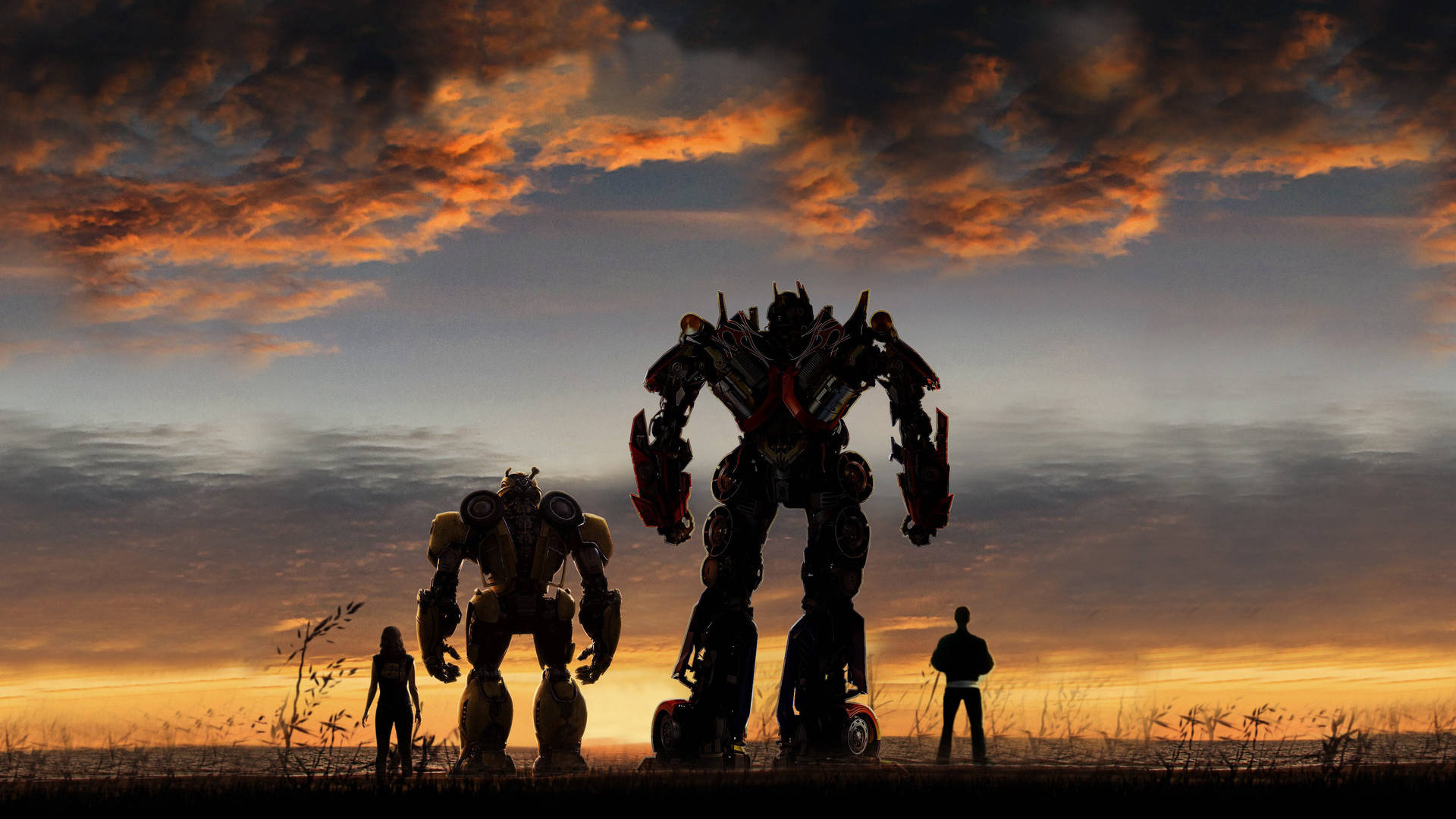 4k Ultra Hd Transformers Sunset Background