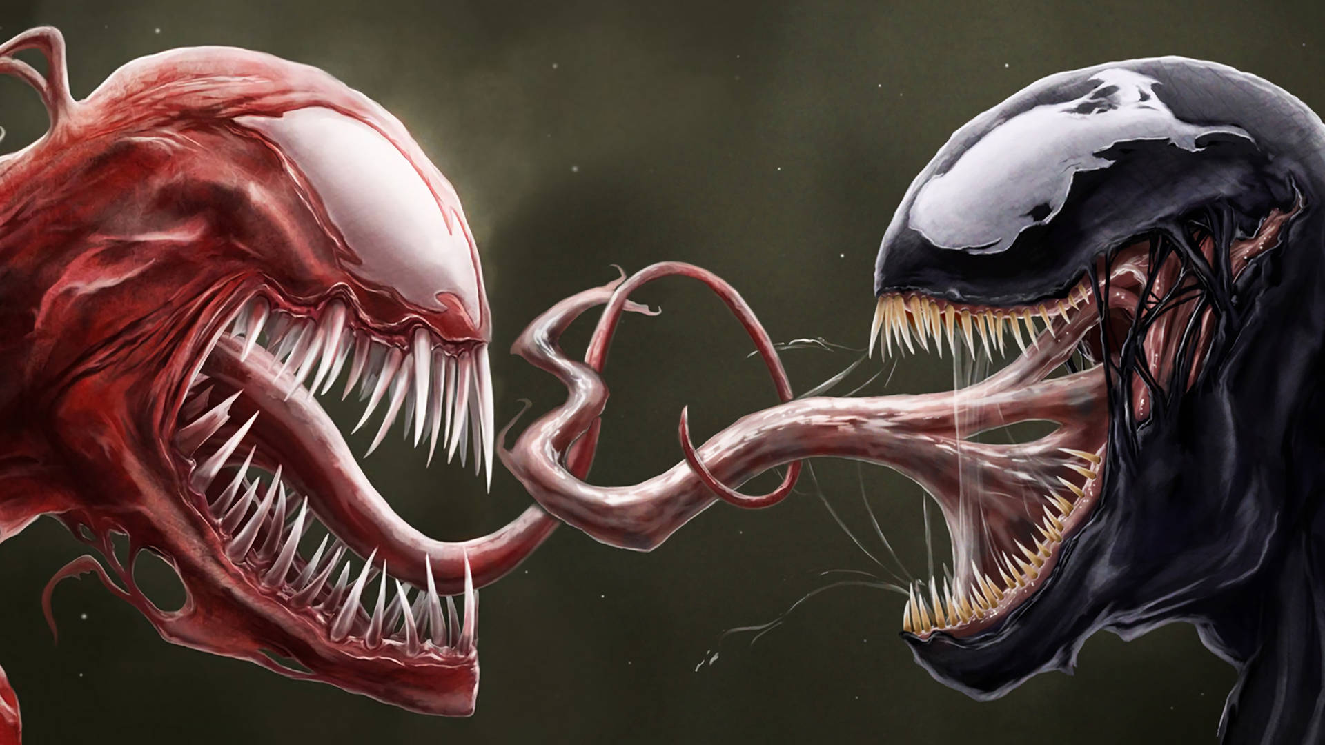 4k Ultra Hd Venom And Carnage Tongue