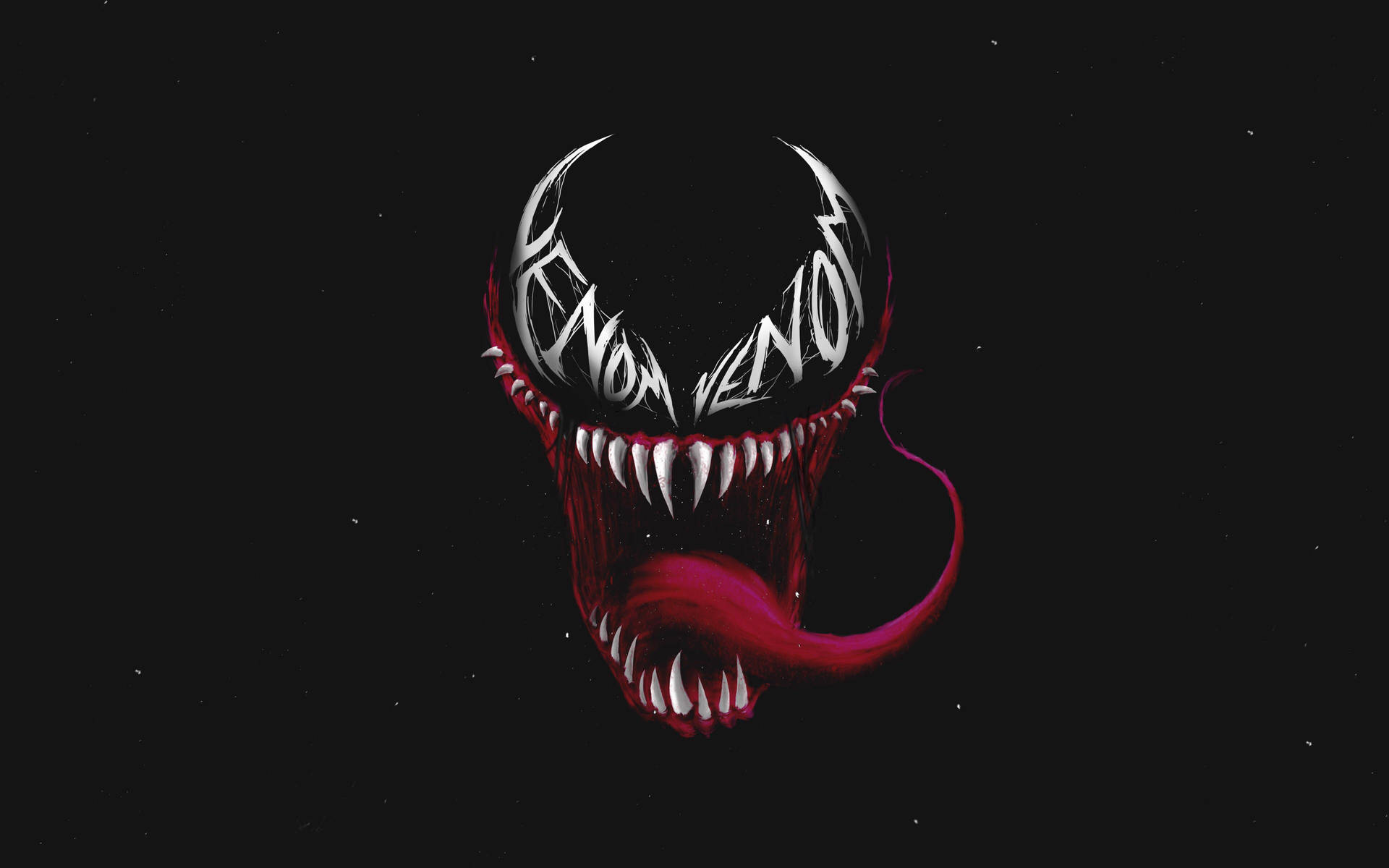 4k Ultra Hd Venom Face Graphic