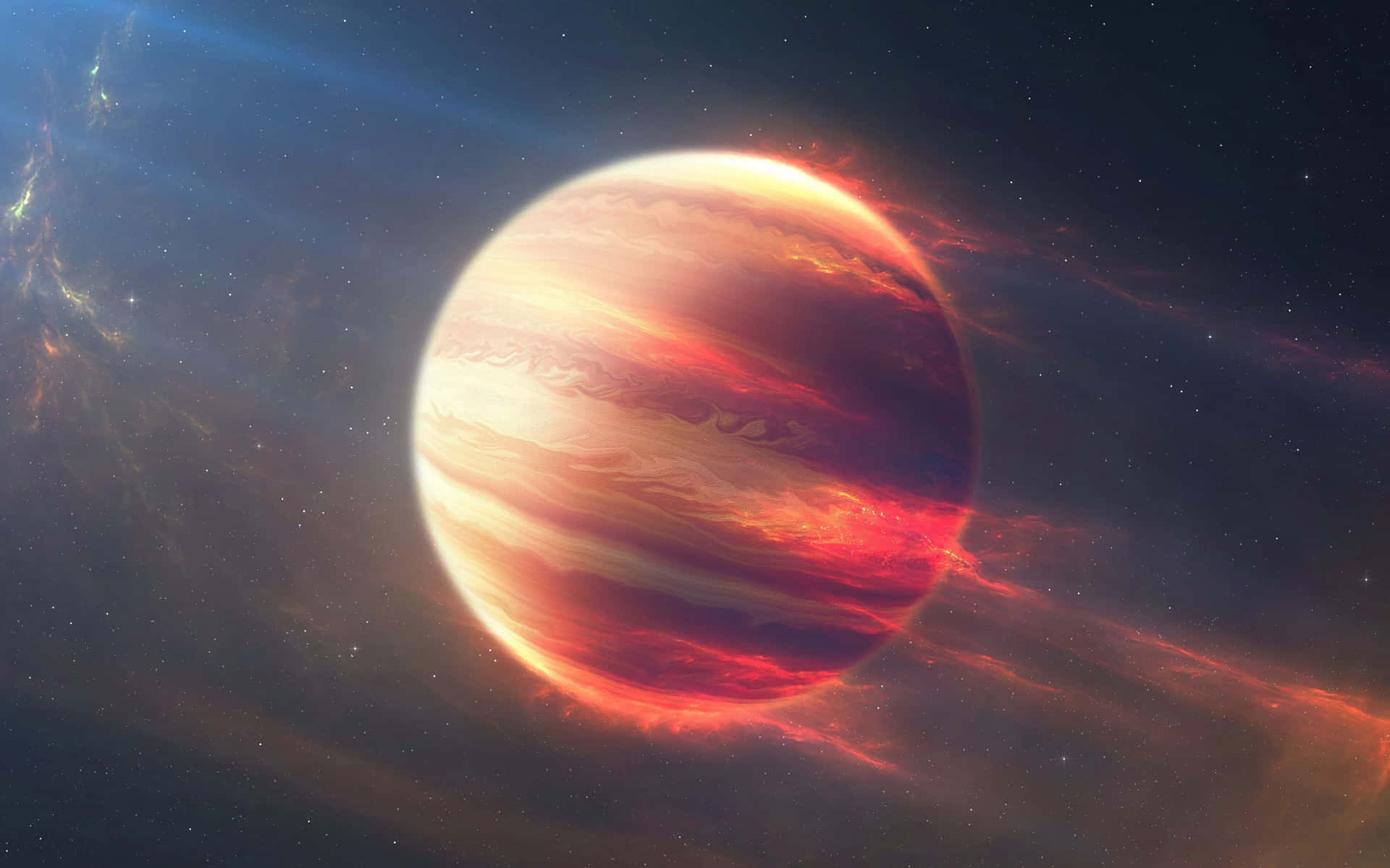 4k Universe Burning Jupiter