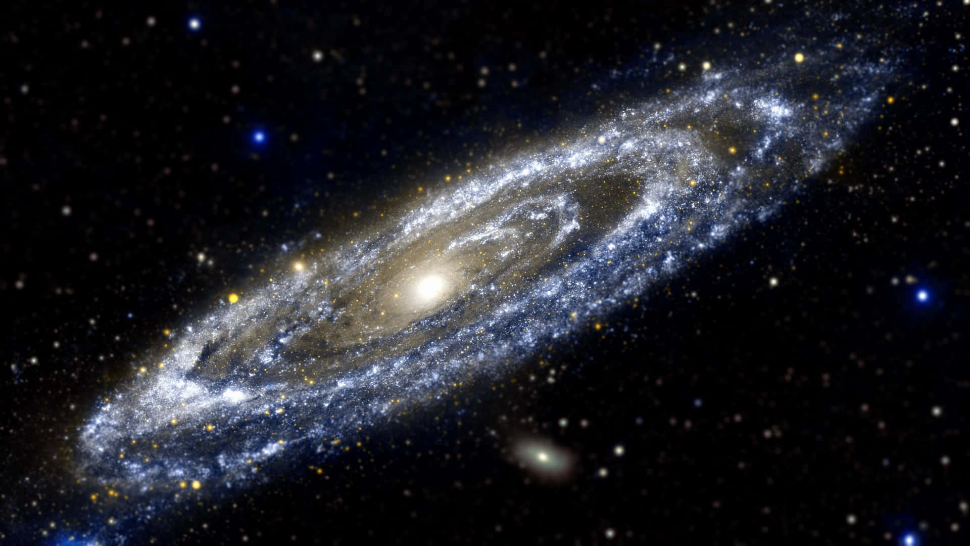 4k Universe Galaxy Andromeda Background