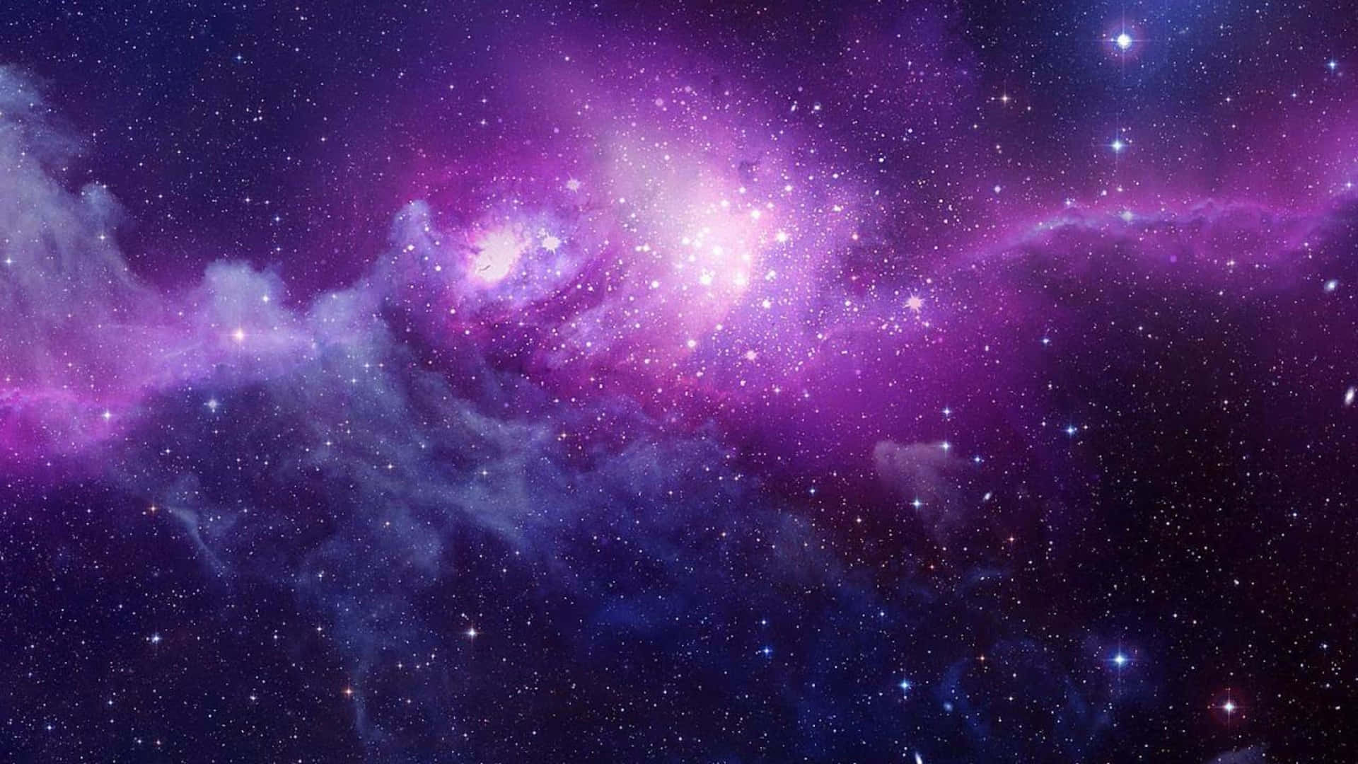 4k Universe Purple Cosmic Gas Cloud