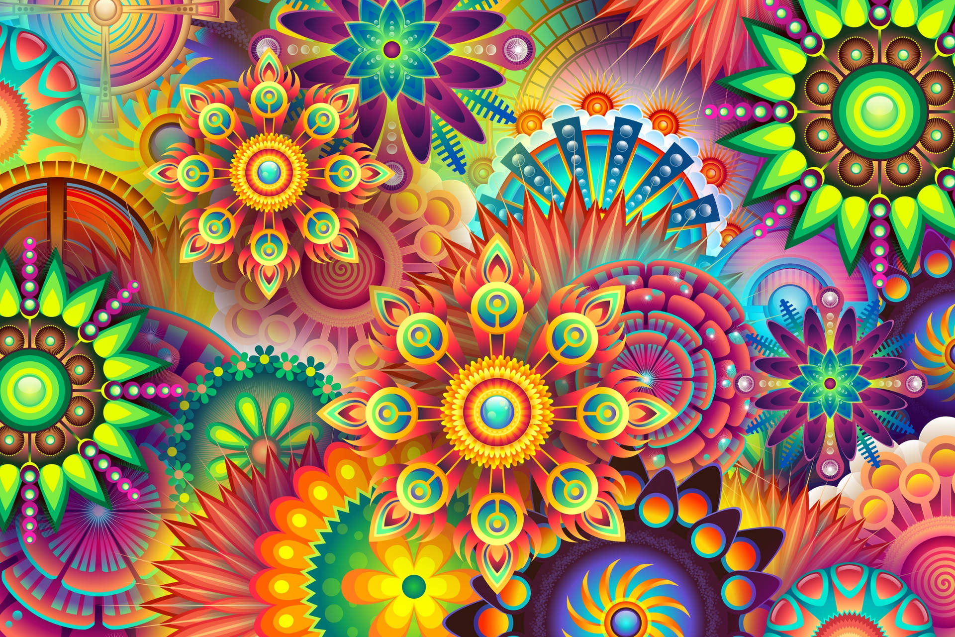 4k Vector Colorful Shapes