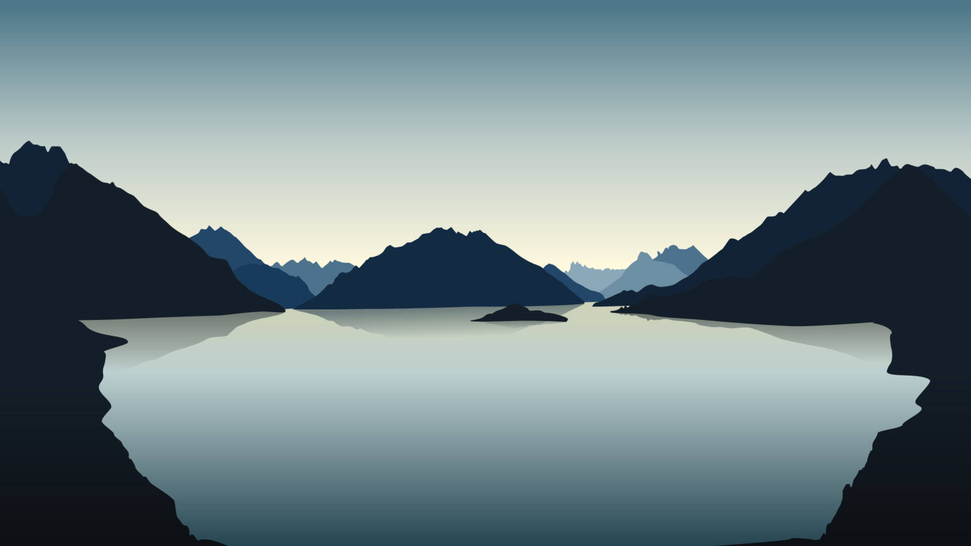 4k Vector Lake Background