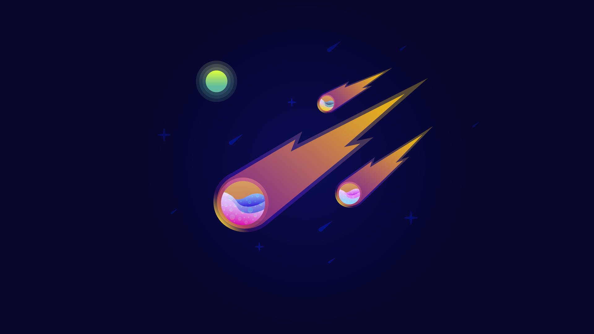 4k Vector Meteor