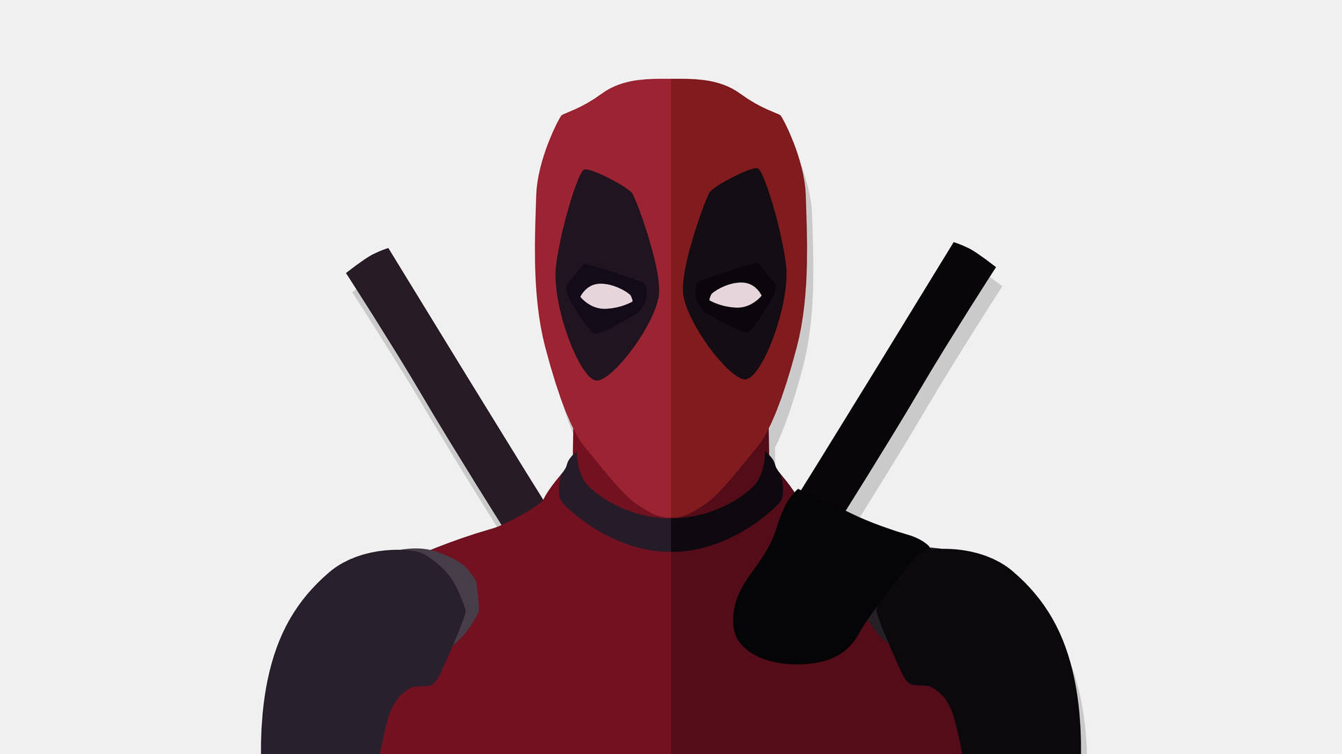 4k Vector Minimalist Deadpool Background