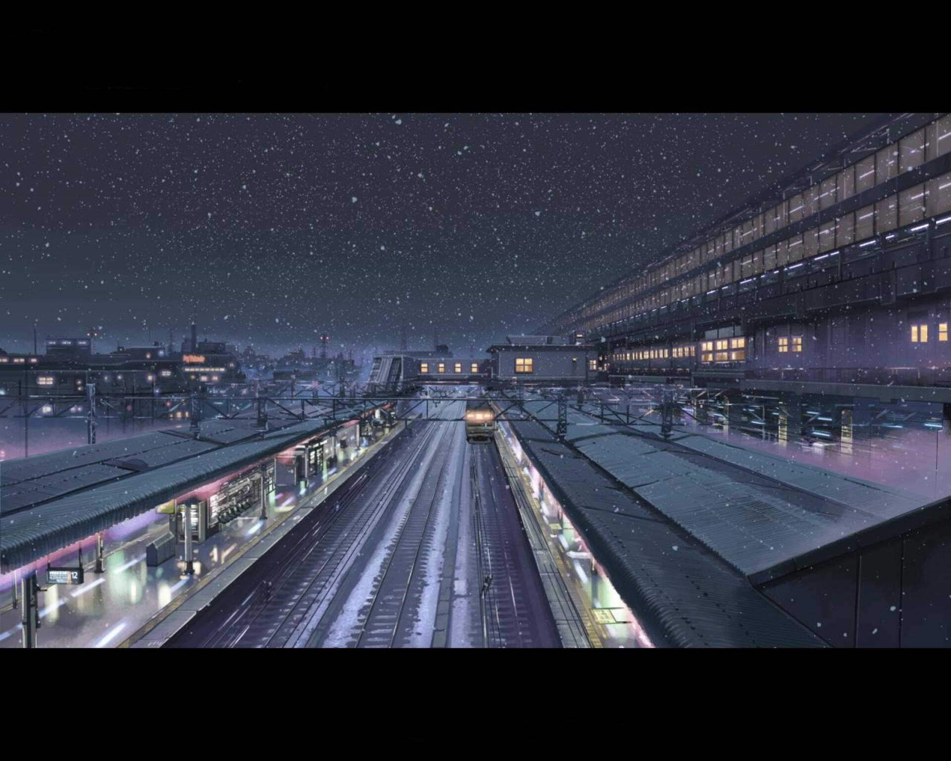 5 Centimeters Per Second Chilly Night Background
