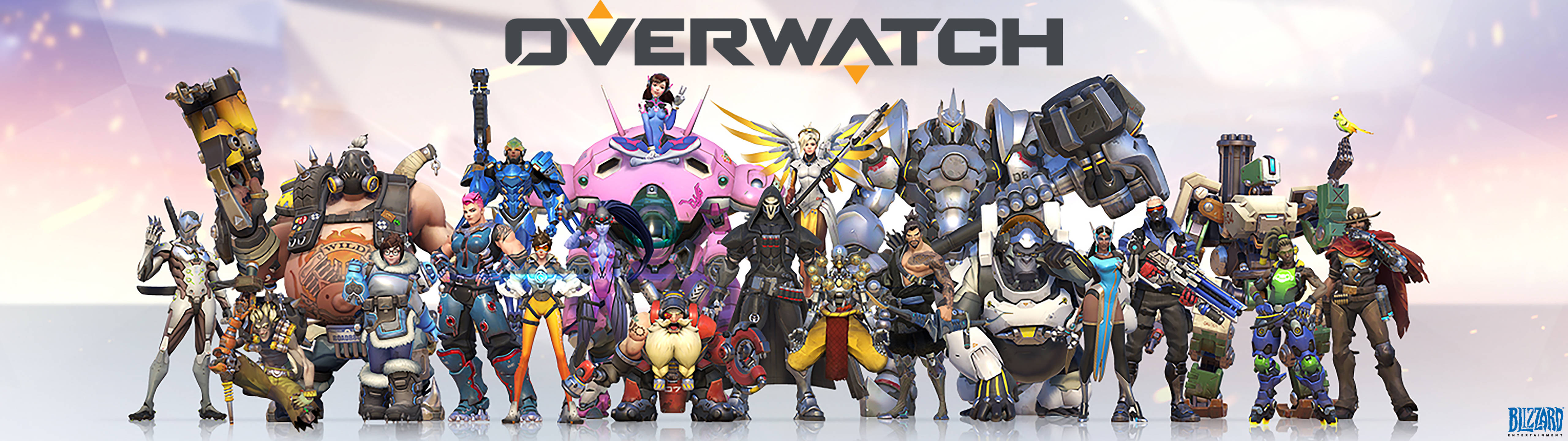 5120x1440 Game Overwatch Characters Background