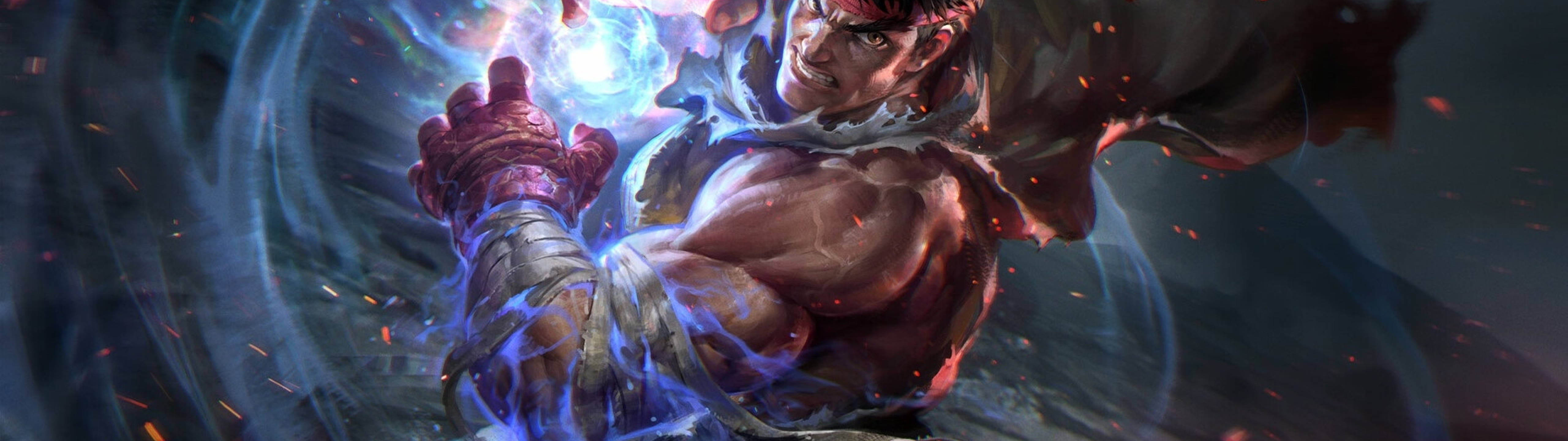5120x1440 Game Ryu Street Fighter Background