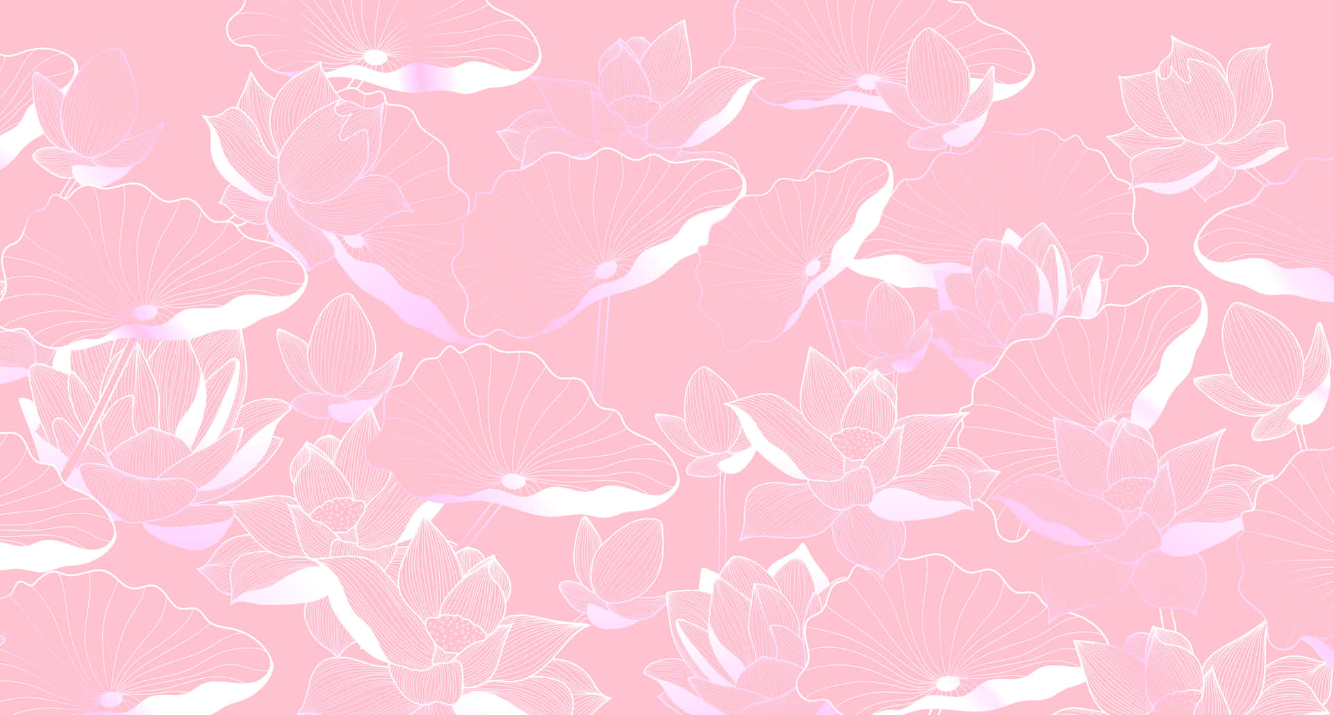 5k Desktop Pink Aesthetic Background