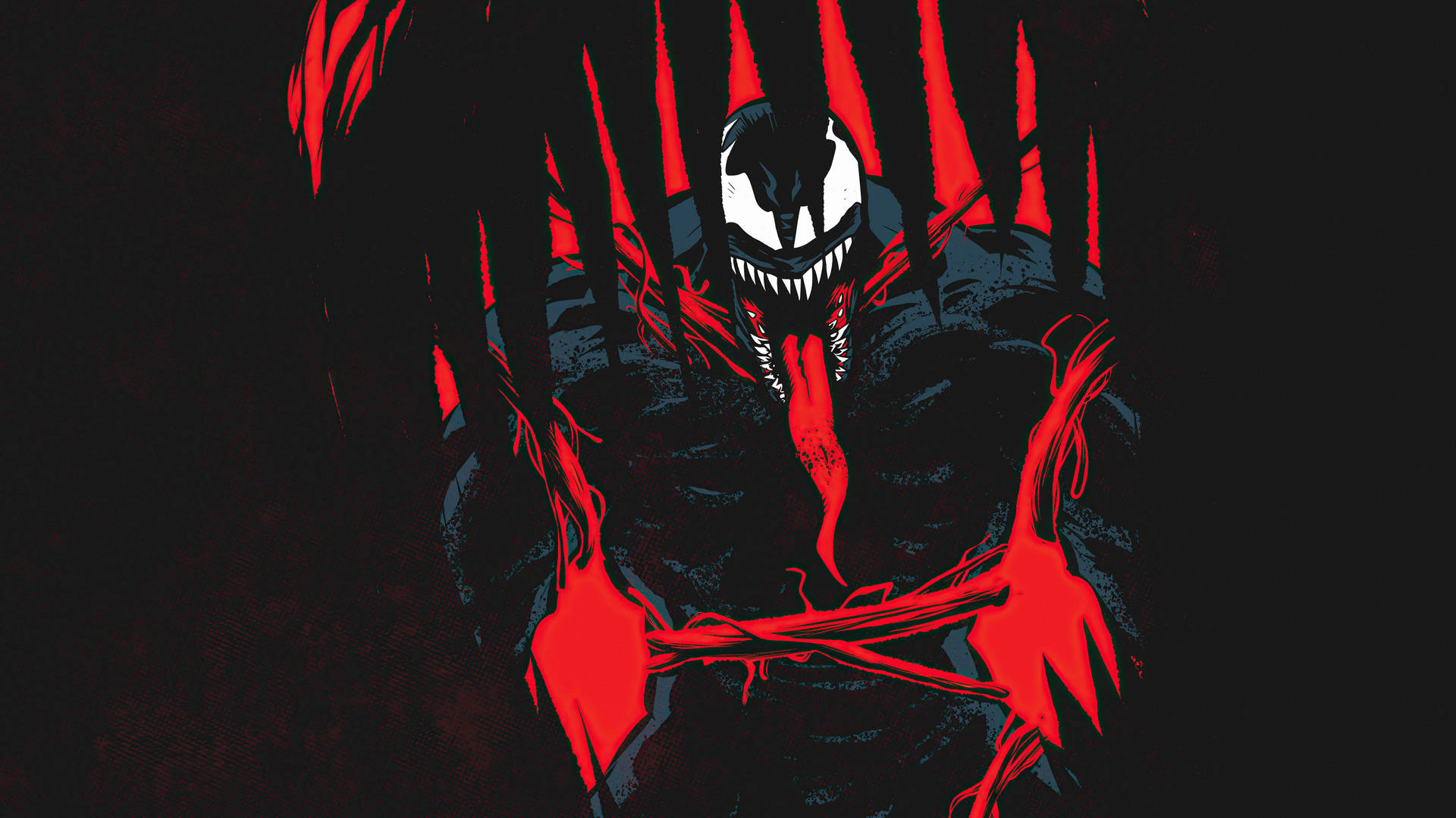 5k Hd Venom Comic Illustration Background
