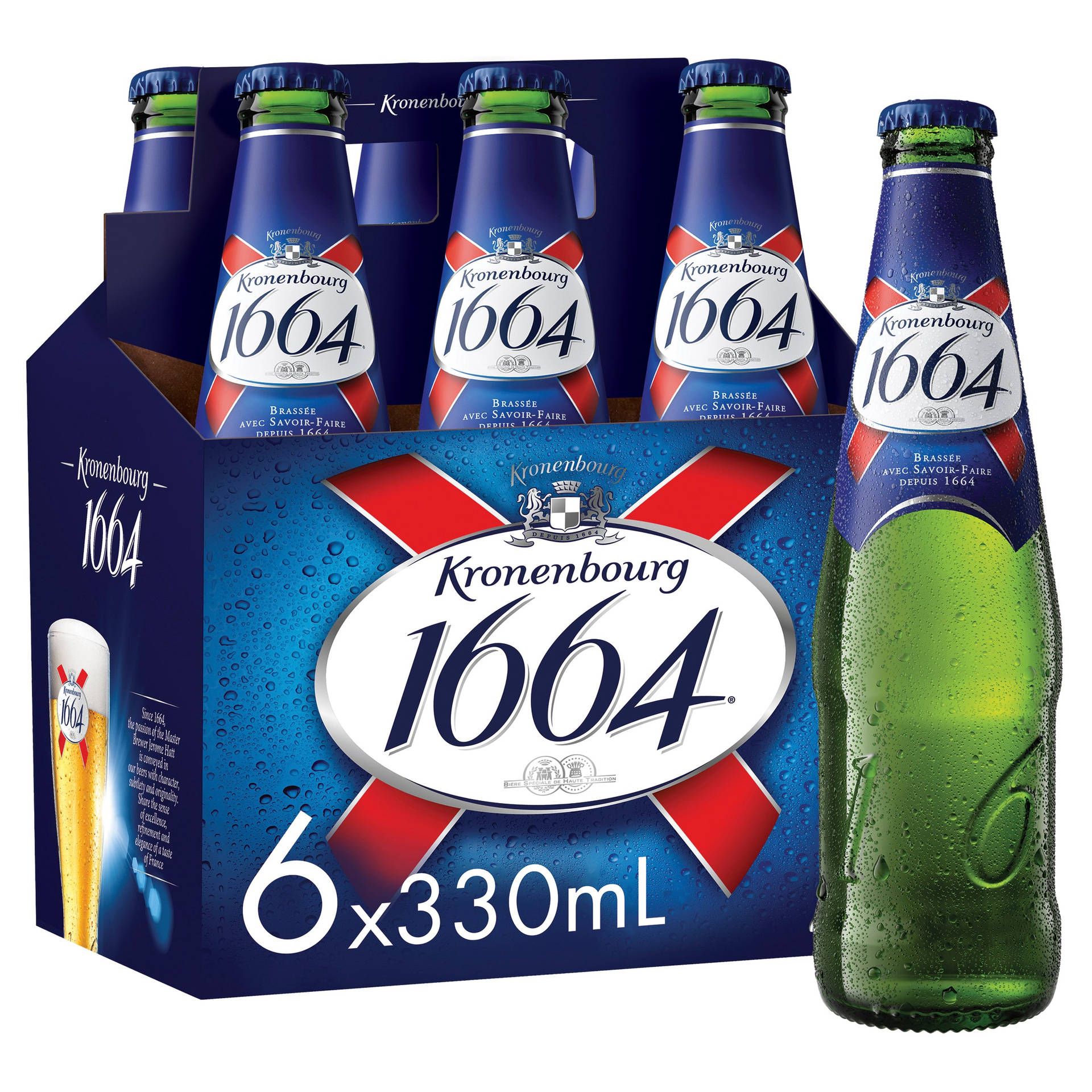 6x330ml Kronenbourg 1664 Background