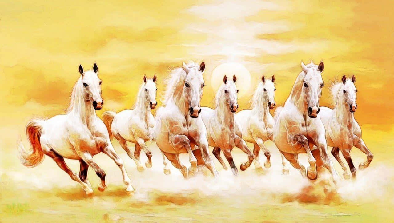 7 White Horses Golden Sun