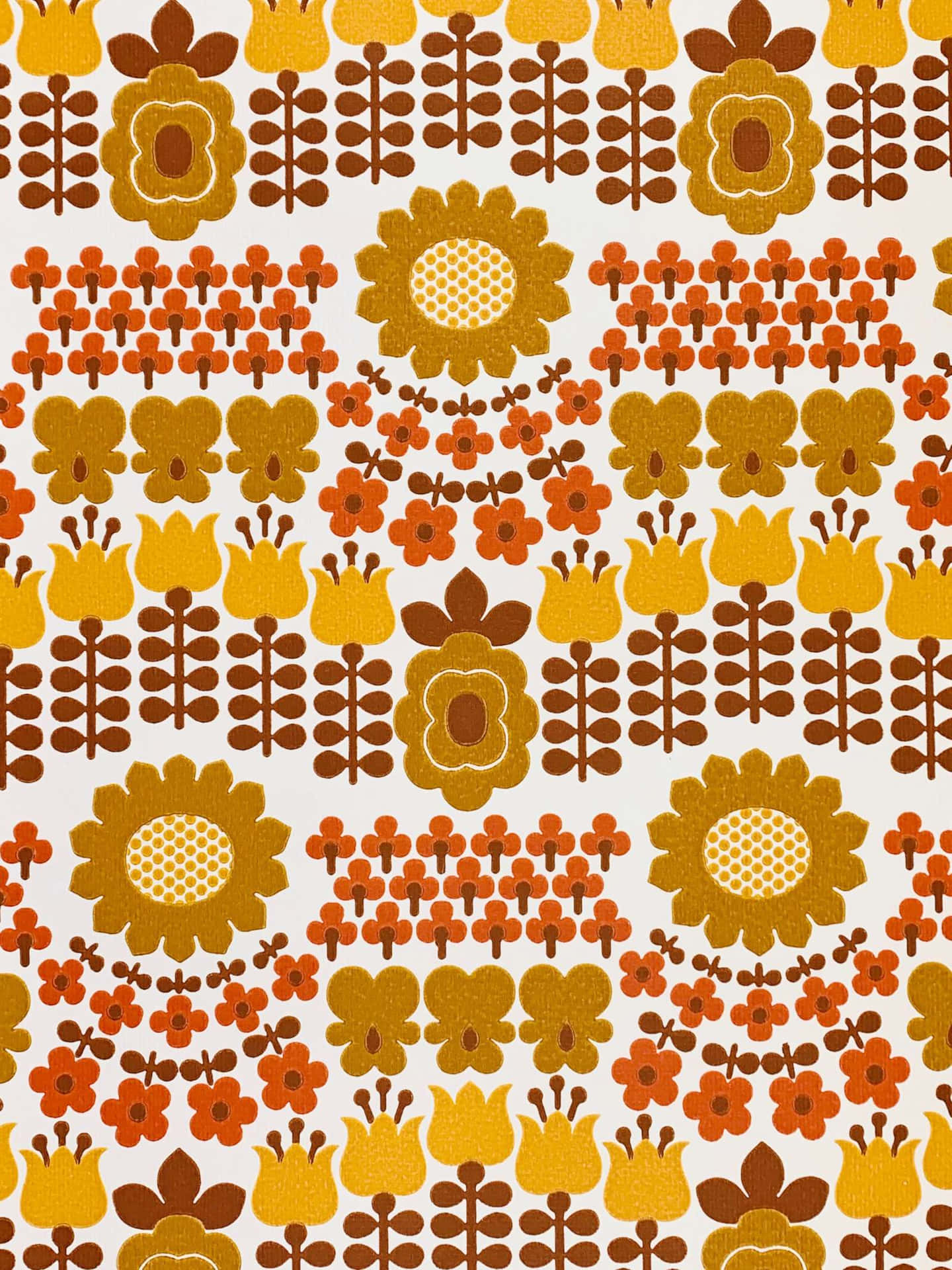 70s Floral Shapes