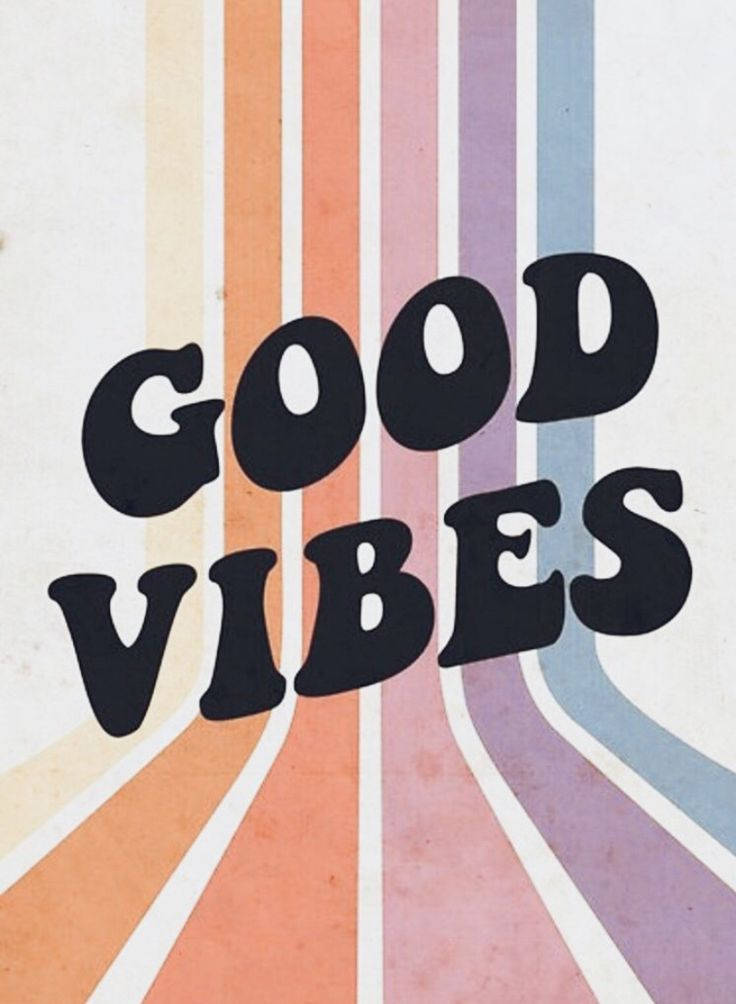 70s Good Vibes Background