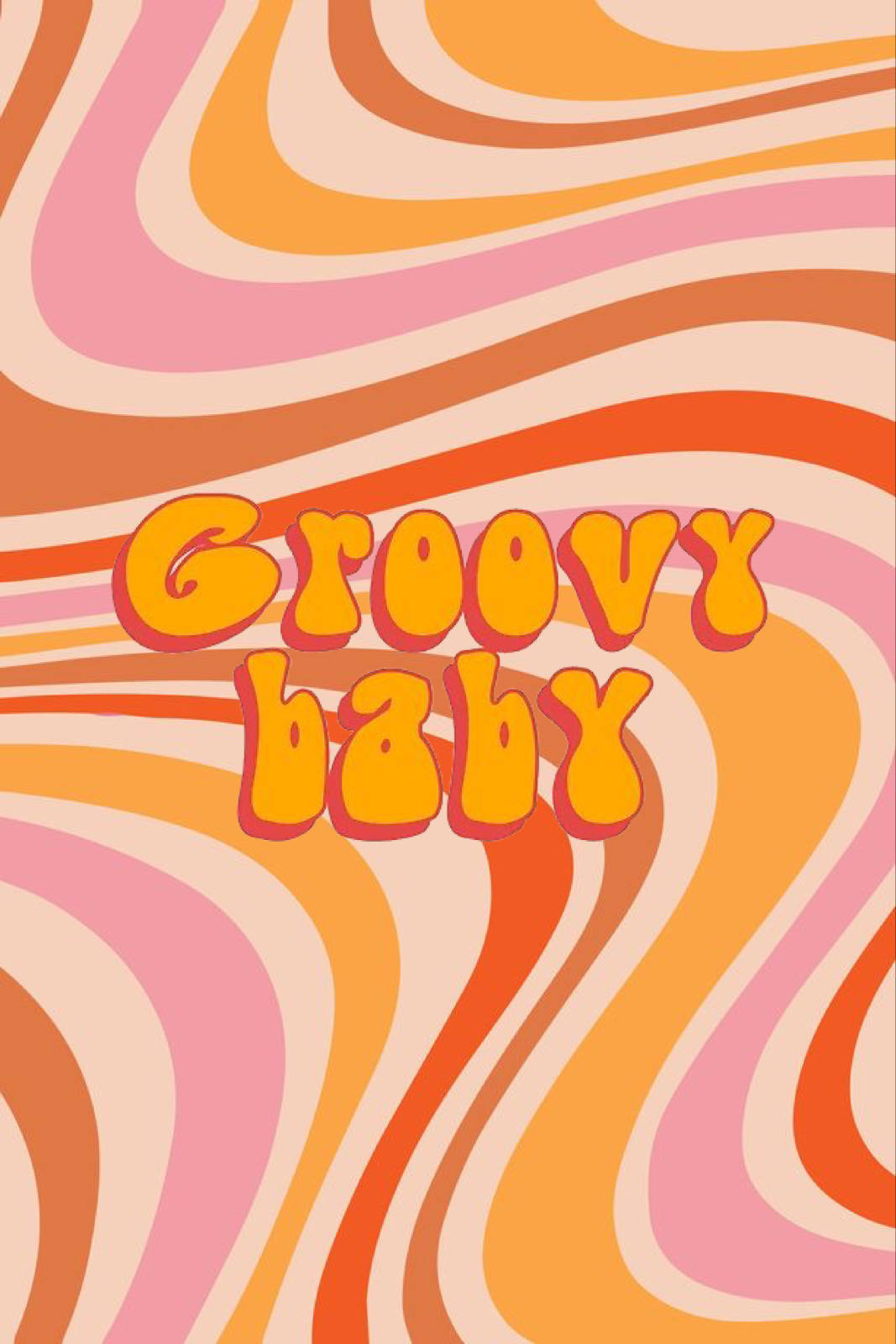 70s Groovy Baby Background