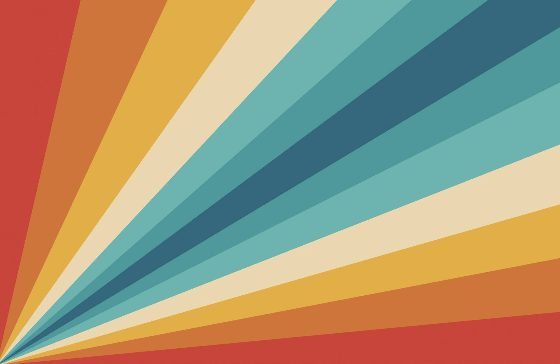 70s Multicolor Retro Stripes Background