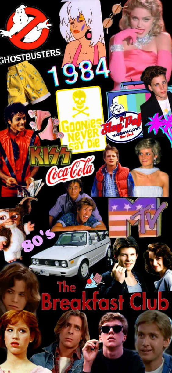 80s Celebrities Iphone Background