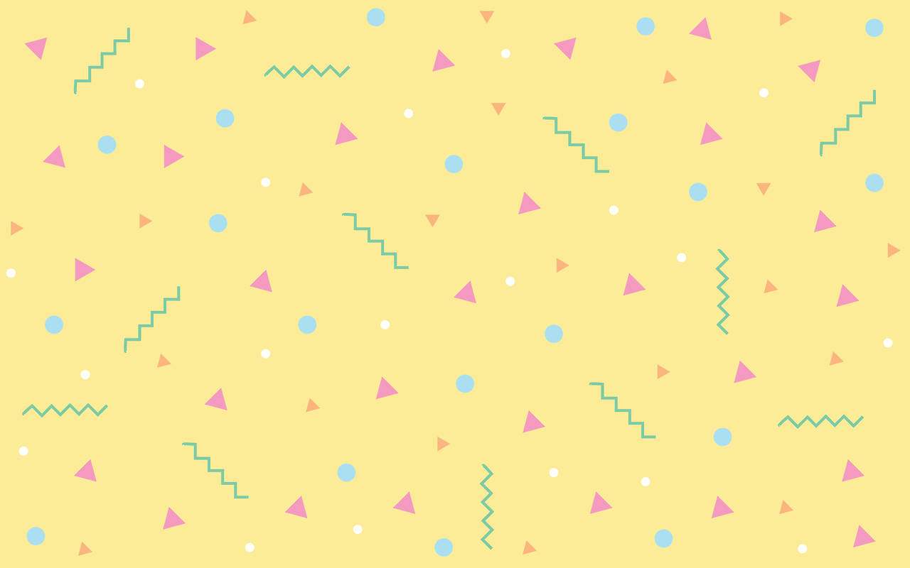 80s Cute Cream Cover Background