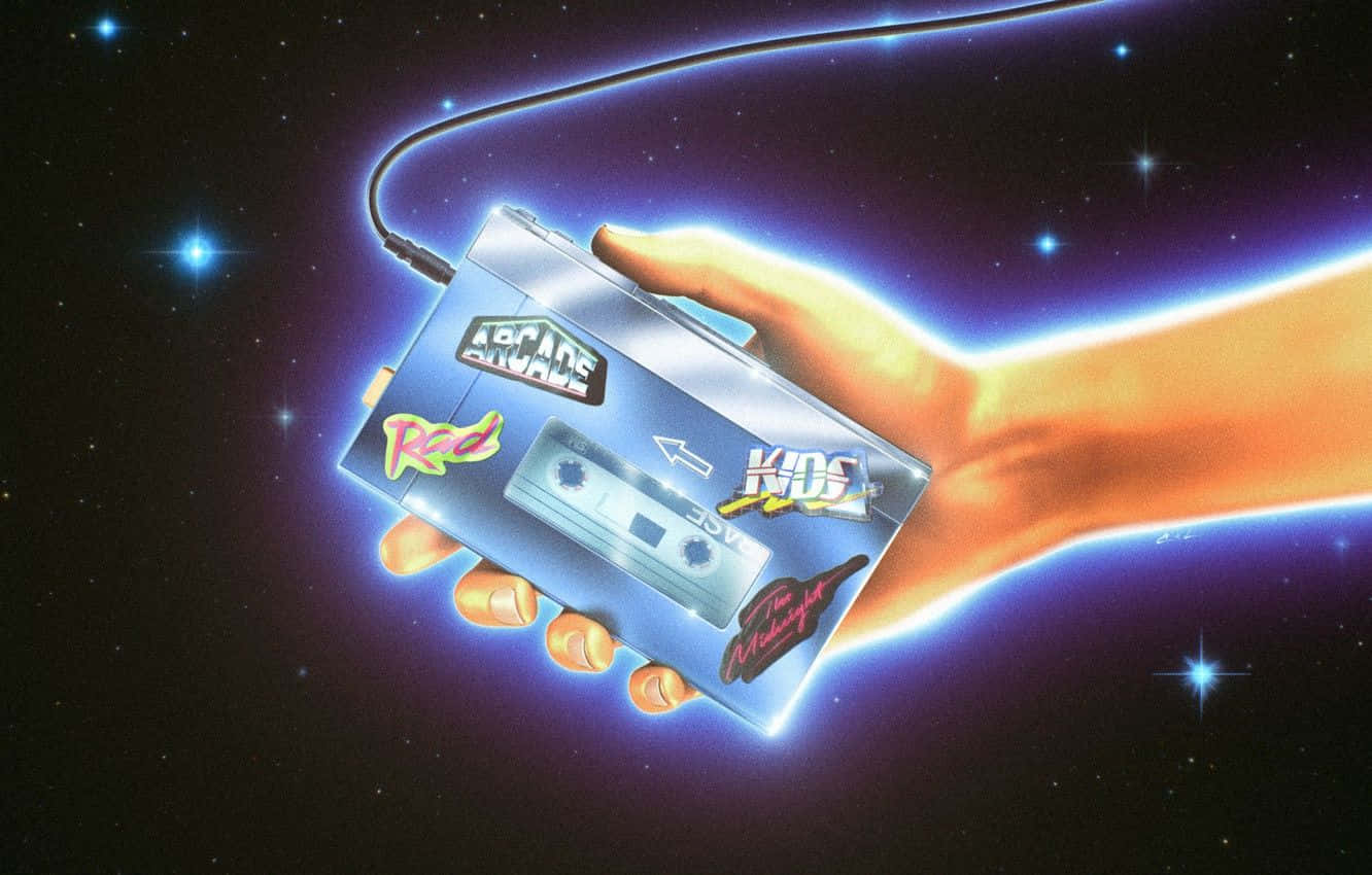 80s Retro Arcade Music Background