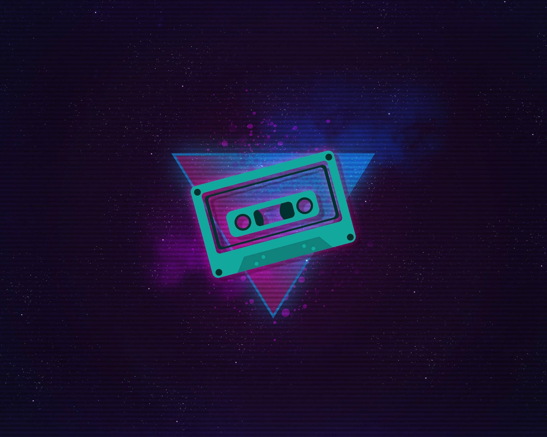 80s Retro Disc Tape Background