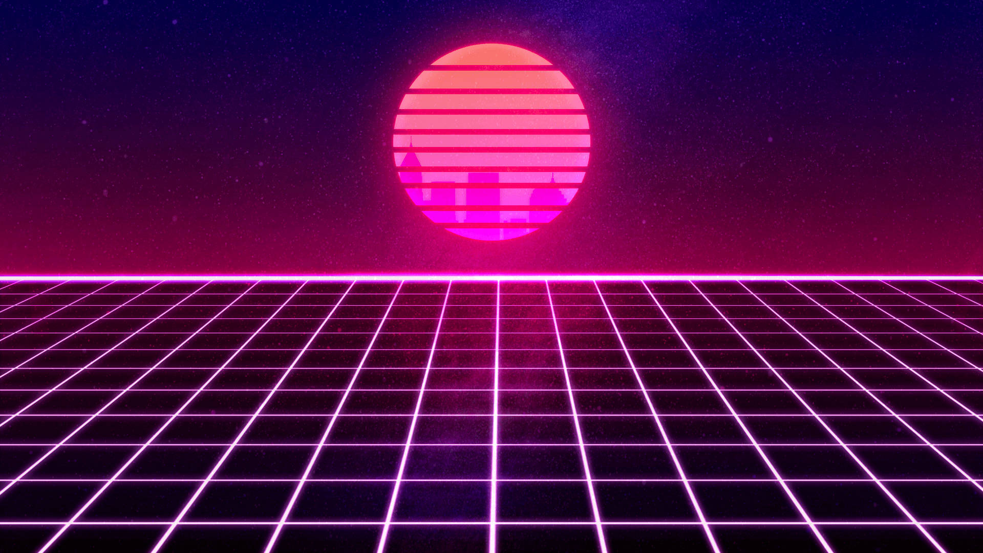 80s Retro Neon Background Background