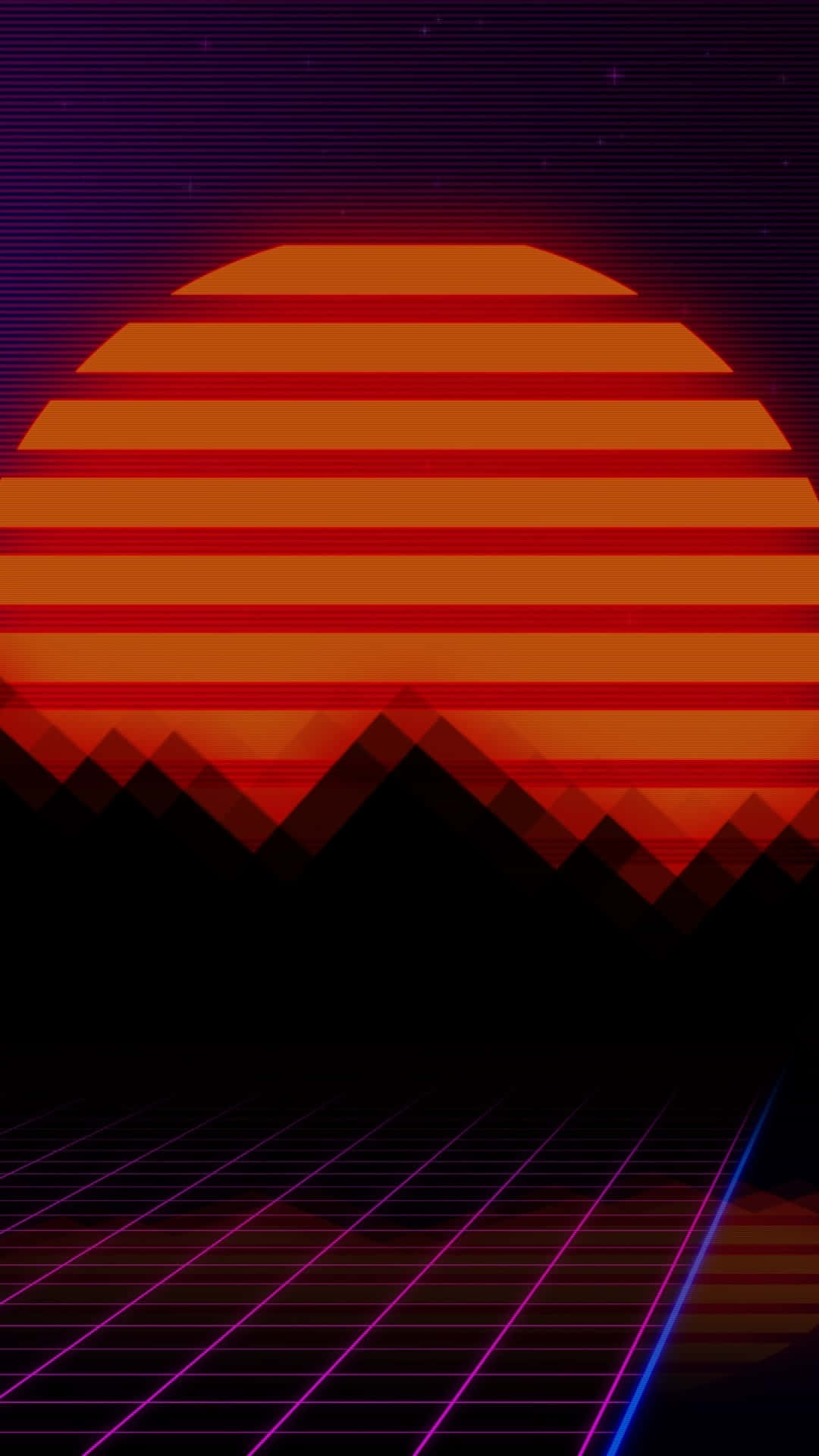 80s Retro Style Wallpaper Background