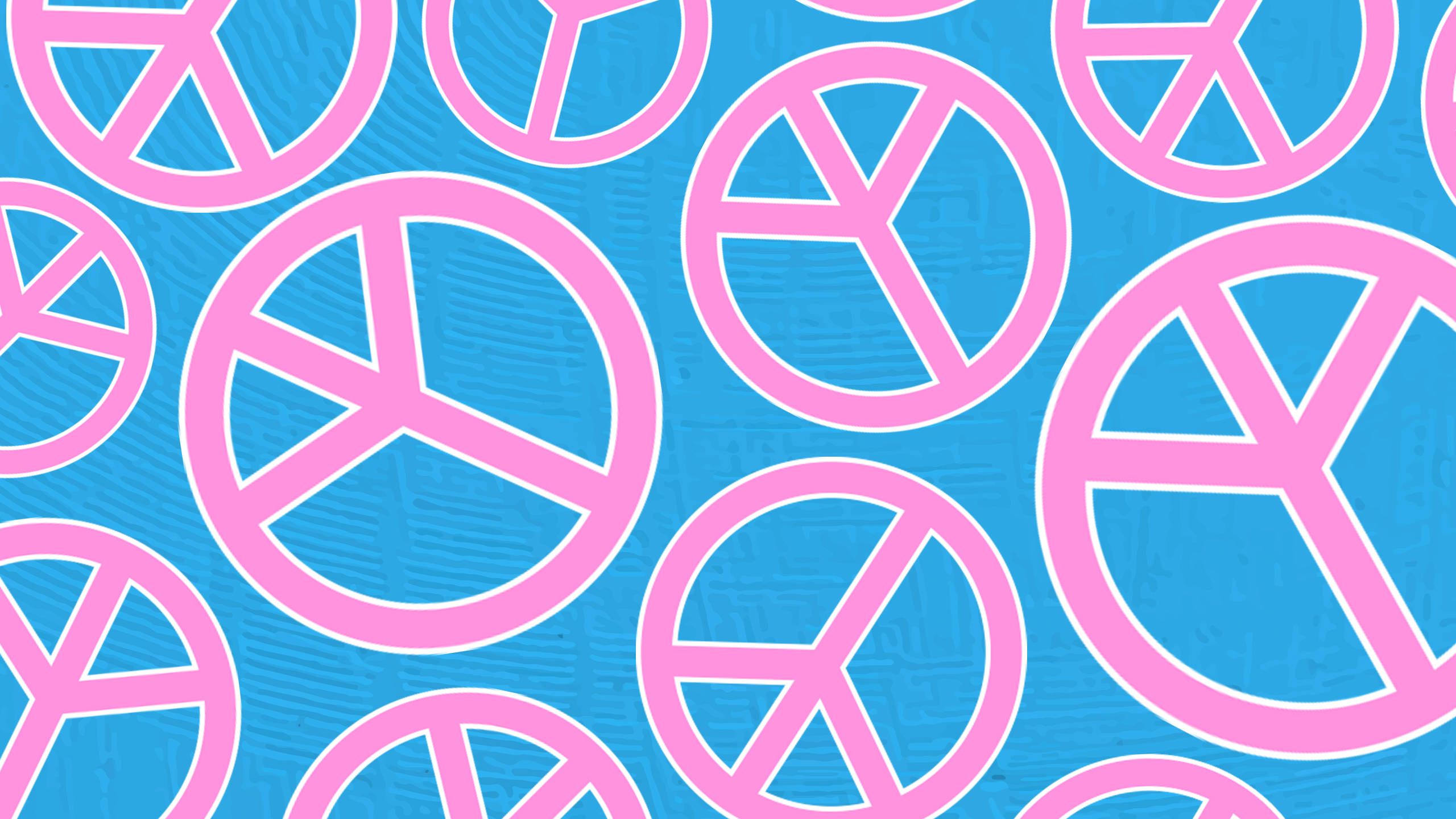 80s Retro Vintage Peace Symbols Background