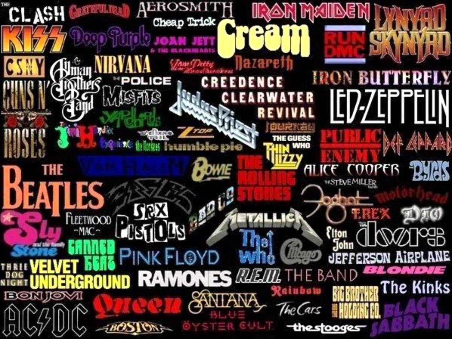 80s Rock Musicians Names Background