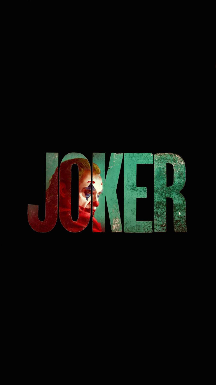 8k Iphone Joker Typography Background