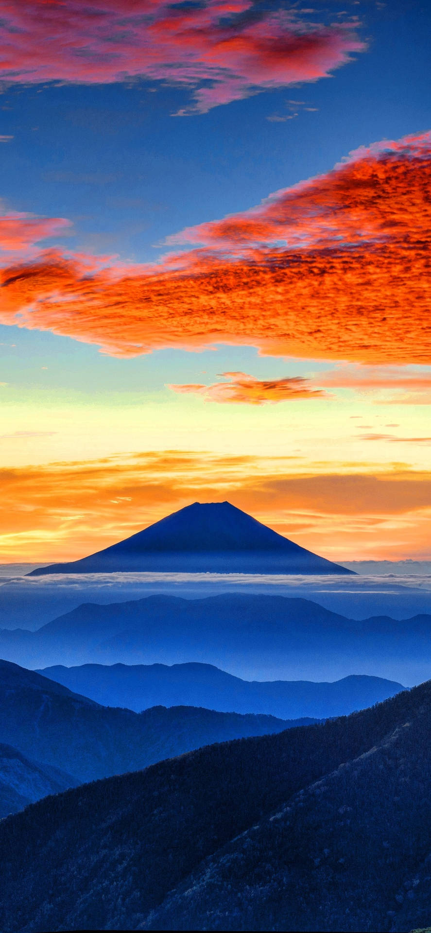 8k Iphone Mount Fuji Background