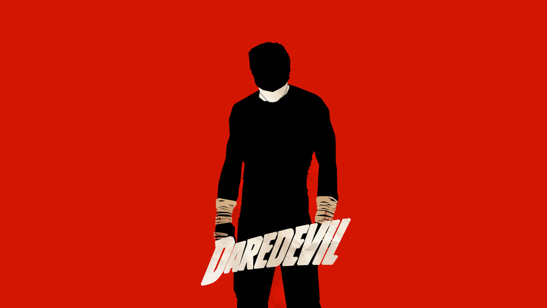 8k Minimalist Marvel Daredevil Background