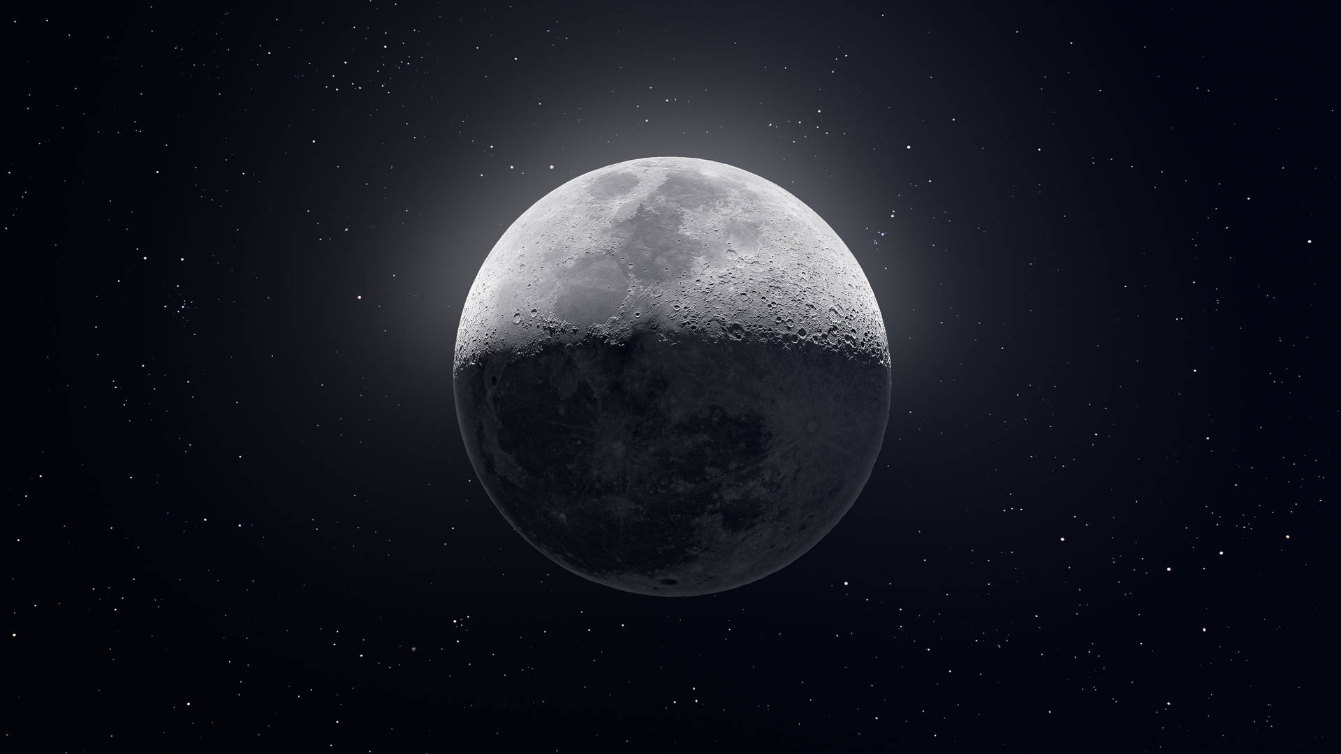 8k Ultra Hd Moon At Night Background