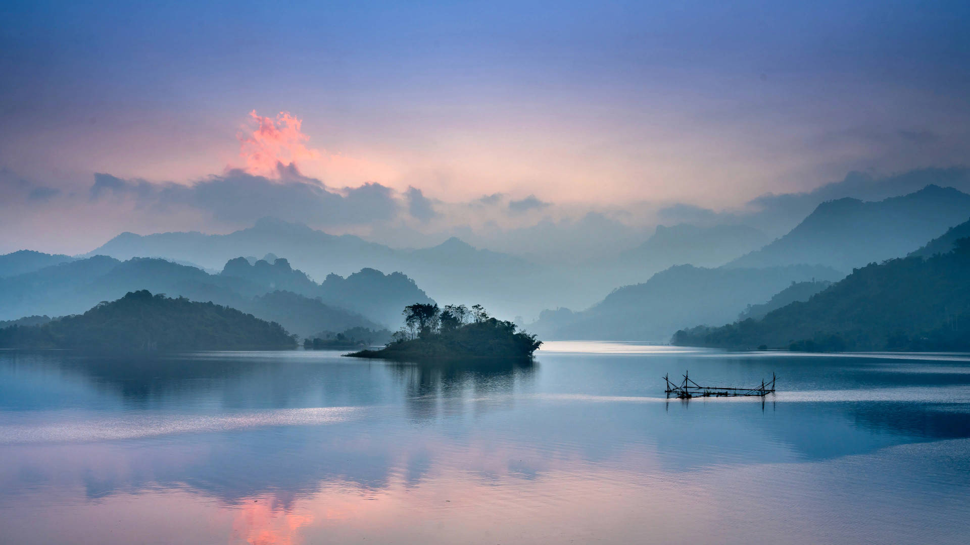 8k Ultra Hd Nature Foggy Islands