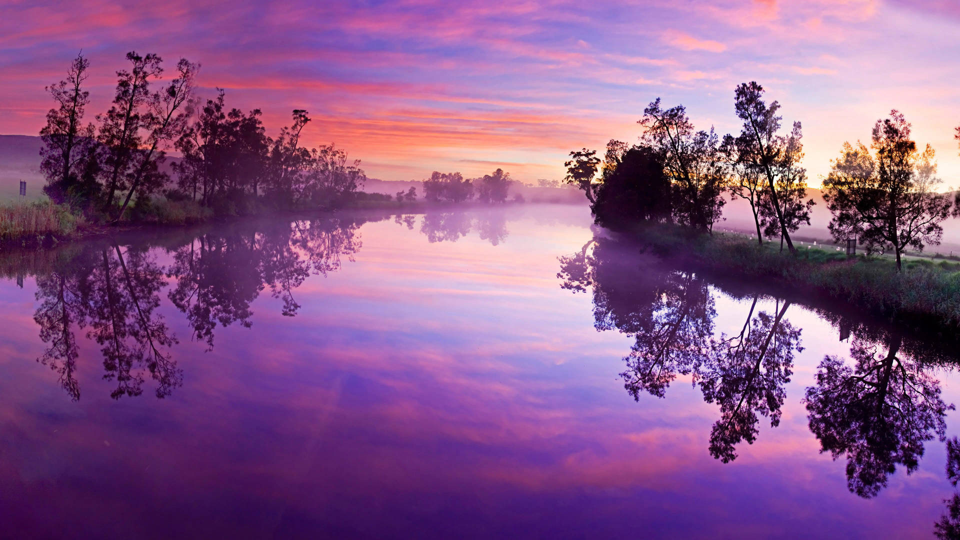 8k Ultra Hd Nature Purple Canal Background