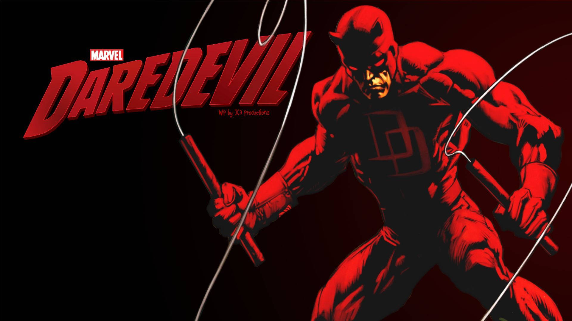 90's Style Daredevil Animation Background