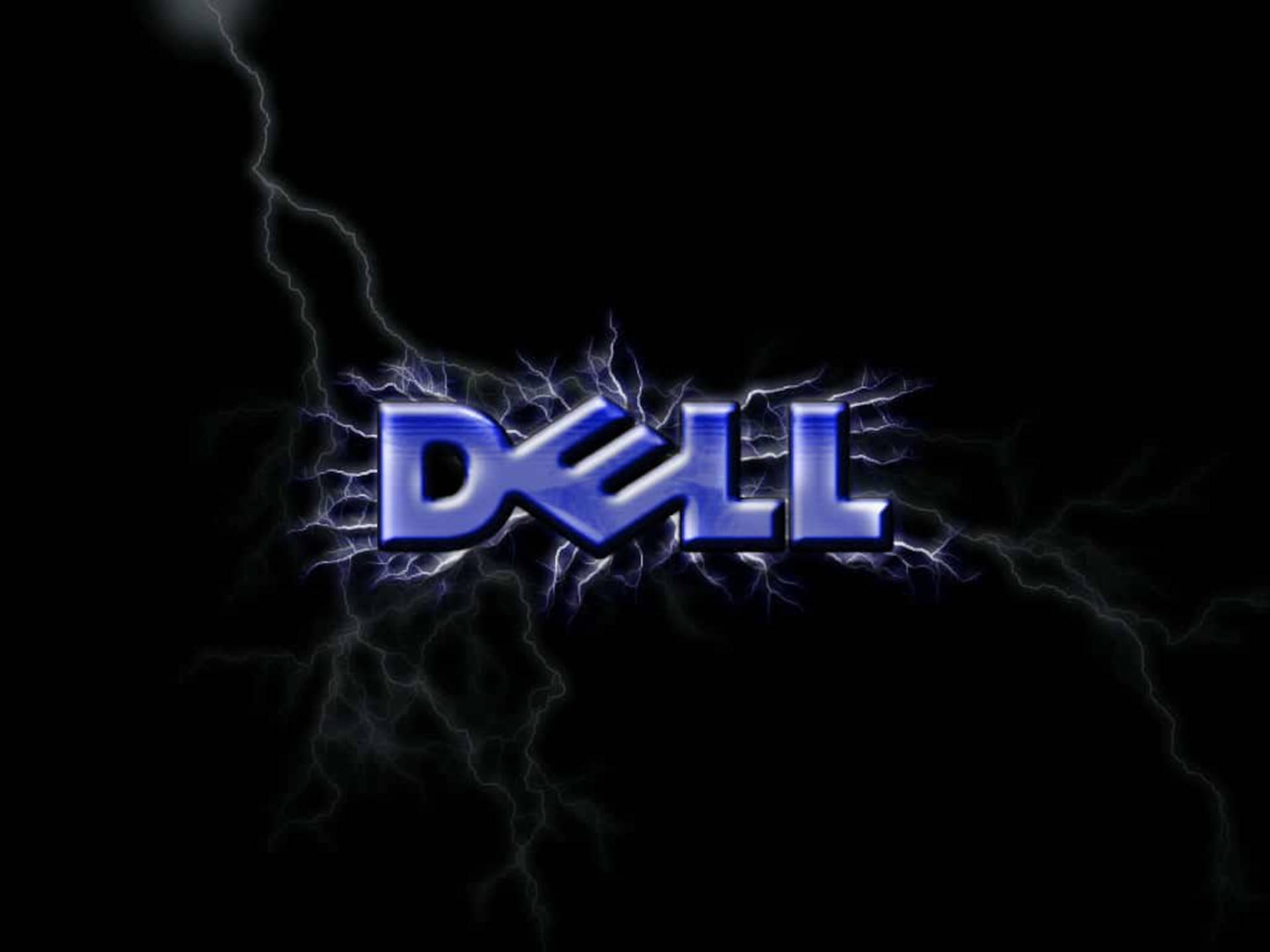 90s Inspired Dell Logo In 4k Background