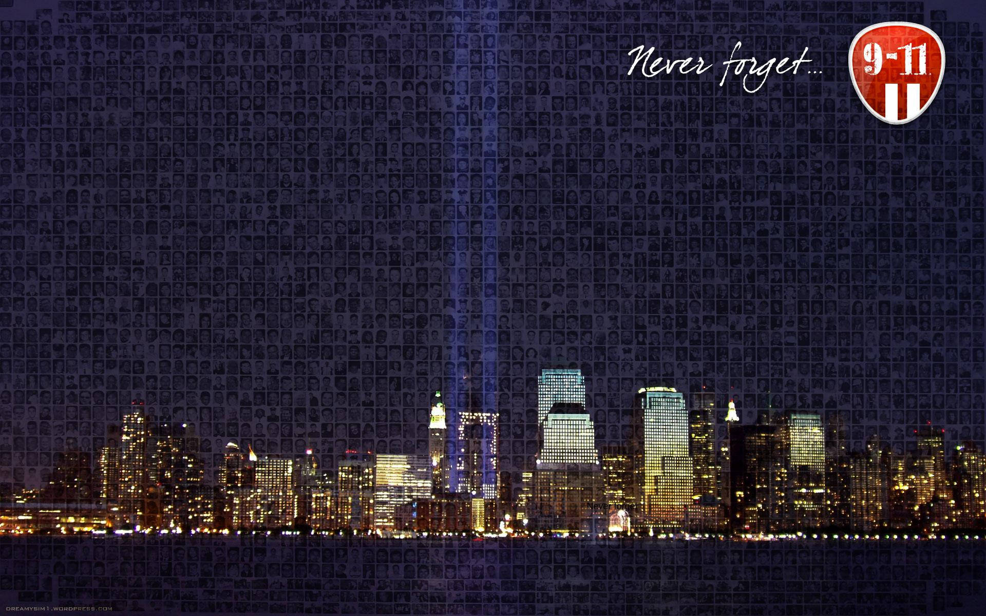 911 Memorial Never Forget Background