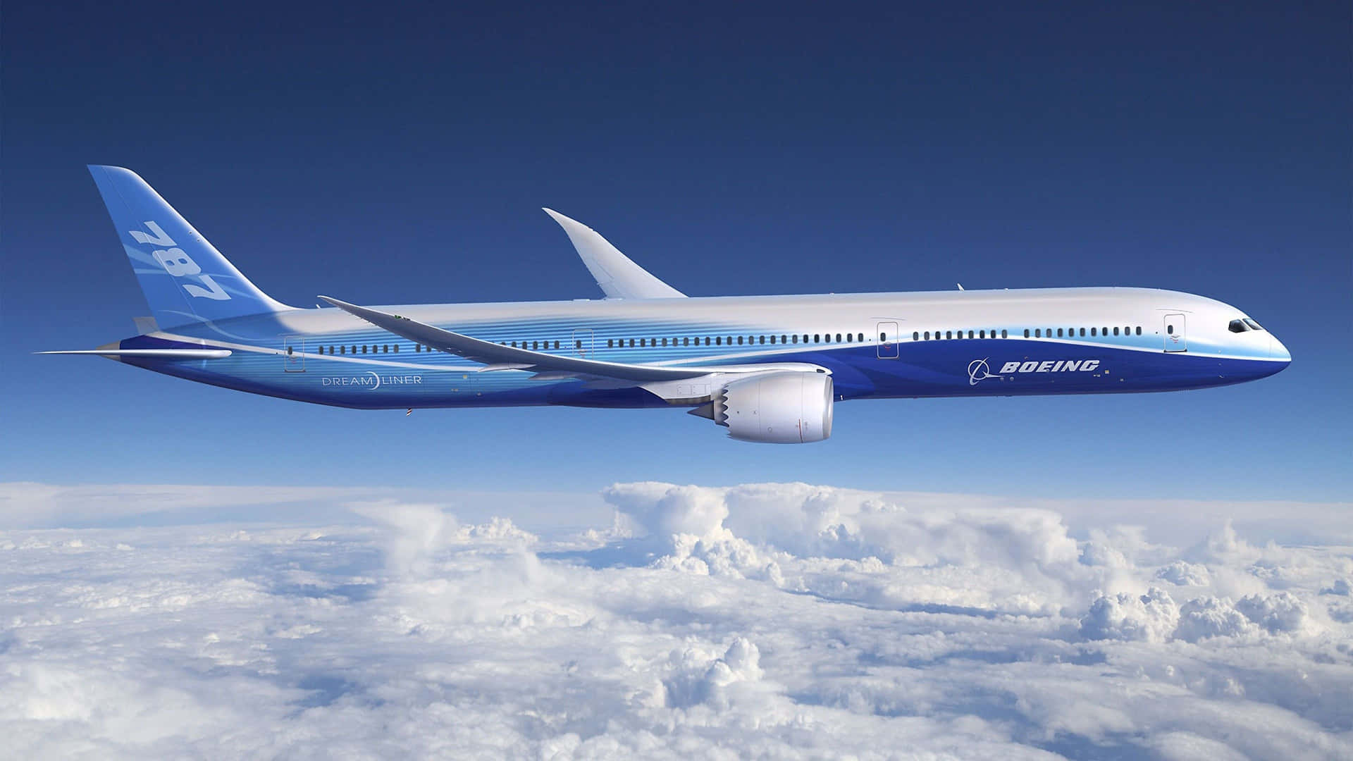 A 4k Aerial View Of Planes Flying Through The Sky Background