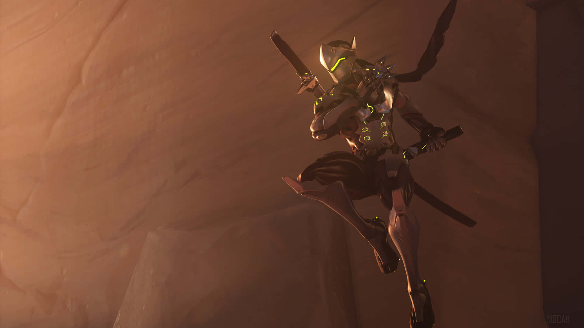 A 4k Ultra Hd Wallpaper Of Genji From Overwatch. Background