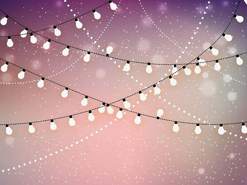 A Background With Lights And A Purple Background Background
