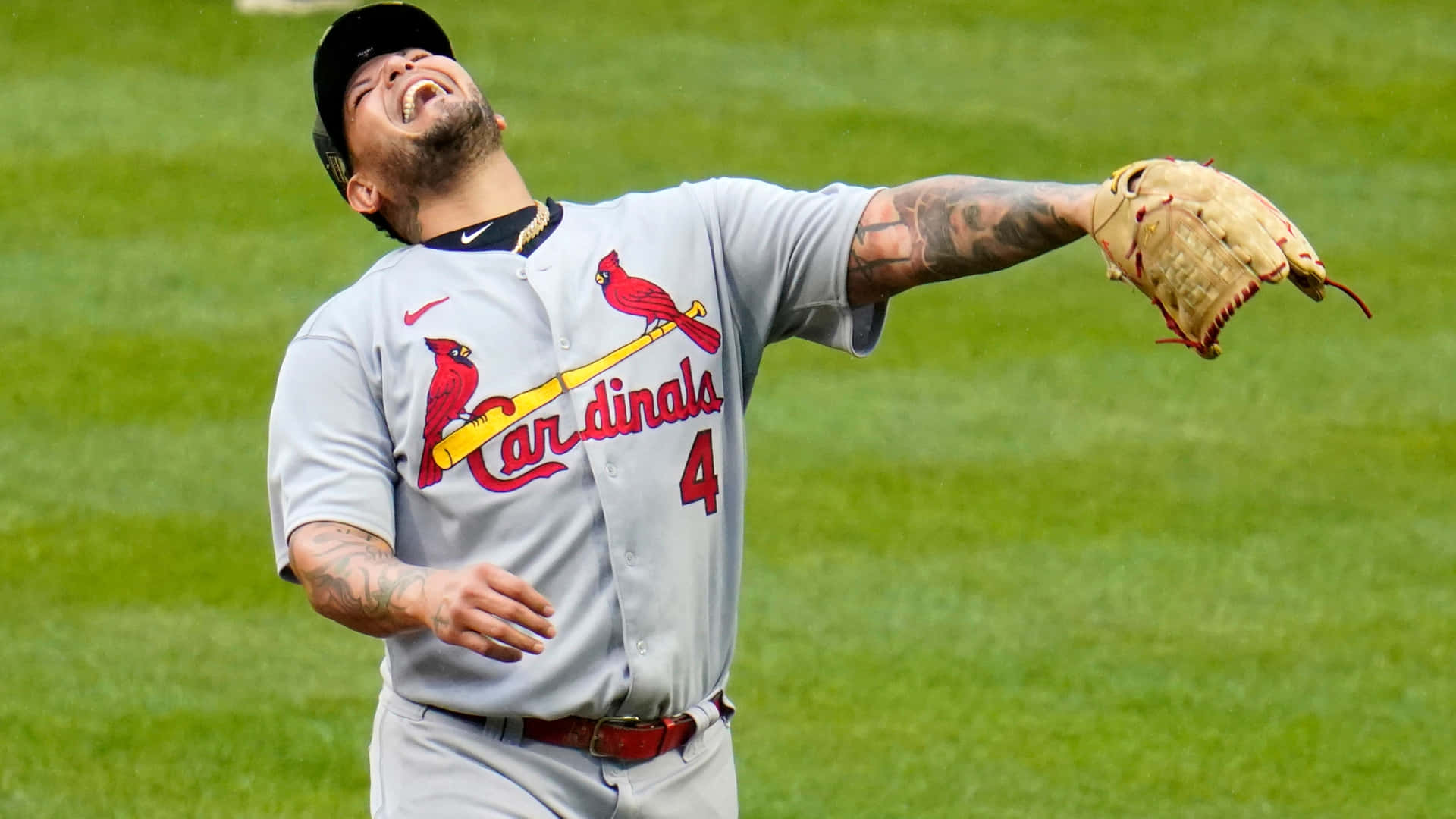 A Baseball Player Is Throwing A Ball To Another Player Background