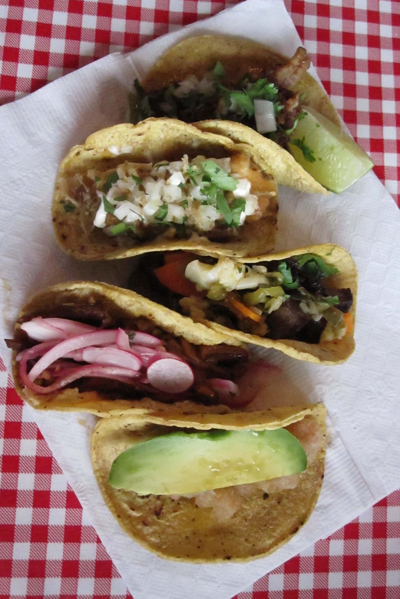 A Beautful Still Life Of A Colorful Array Of Fresh Food For An Iphone